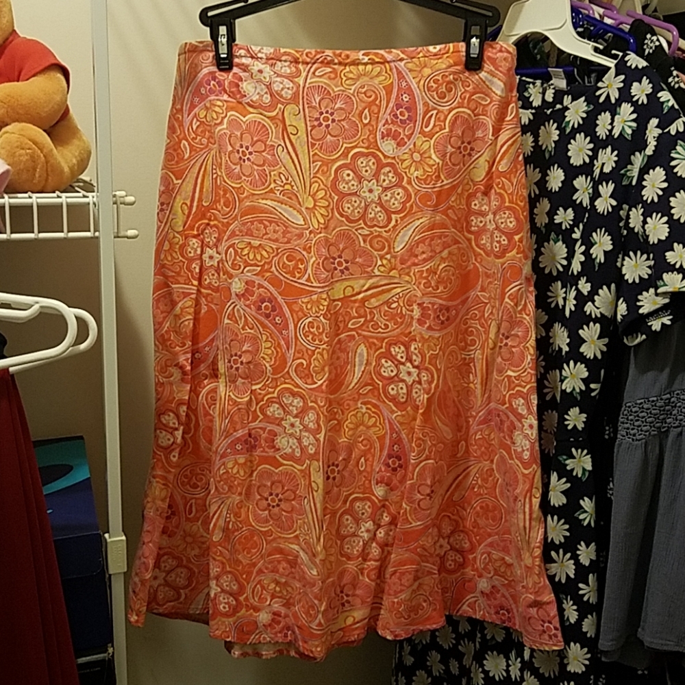 Floral skirt